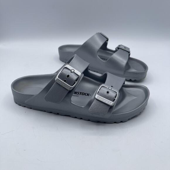 Birkenstock Shoes - Birkenstock Womens Size 36 EU US 5 Silver Grey Arizona EVA Waterproof Sandals